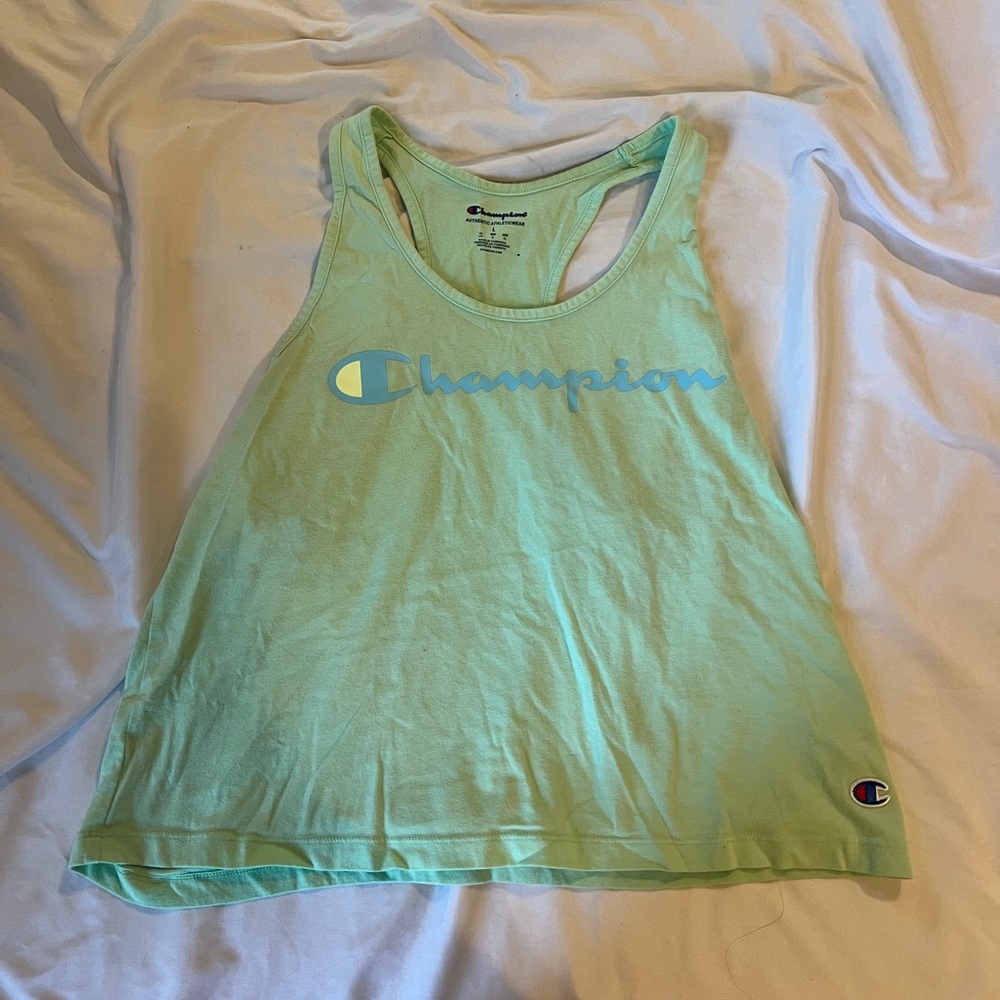 Champion Cropped Tank Green